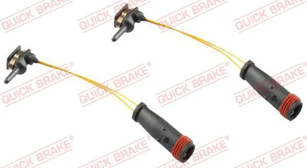 Warning Contact, brake pad wear